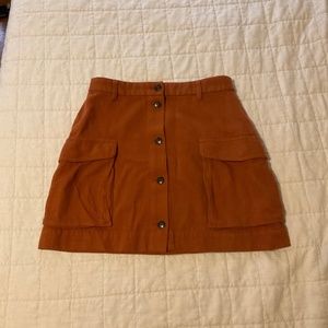 Madewell mini skirt